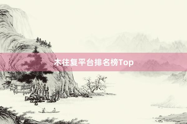 木往复平台排名榜Top